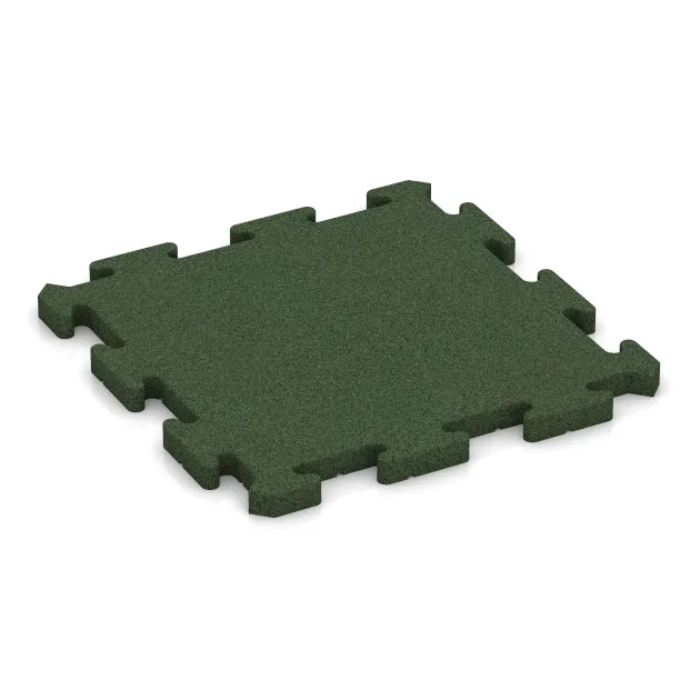 Hundesportgulv HD von WARCO im Farbdesign Græsgrøn mit den Abmessungen 500 x 500 x 30 mm. Produktfoto von Artikel 2805 in der Aufsicht von schräg vorne.