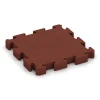Terrasseflise von WARCO im Farbdesign Murstensrød mit den Abmessungen 50 x 50 x 6 cm | 0,25 m². Produktfoto von Artikel 3181 in der Aufsicht von schräg vorne.