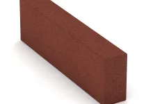 Gummi bloktrin af gummigranulat