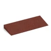 Dørtrinsrampe 75 cm von WARCO im Farbdesign Murstensrød mit den Abmessungen 50 x 20 cm | 8 < 43 mm. Produktfoto von Artikel 2243 in der Aufsicht von schräg vorne.