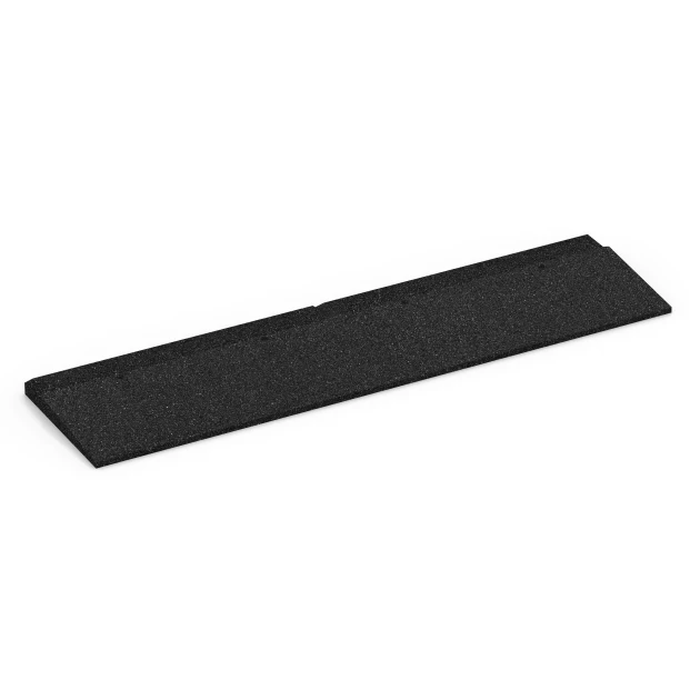 Tærskelrampe von WARCO im Farbdesign Antracit mit den Abmessungen 100 × 25 cm | 1 < 3 cm. Produktfoto von Artikel 6595 in der Aufsicht von schräg vorne.