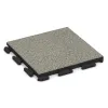 Gangfliser Classic von WARCO im Farbdesign Lys Granit mit den Abmessungen 500 x 500 x 40 mm. Produktfoto von Artikel 1299 in der Aufsicht von schräg vorne.