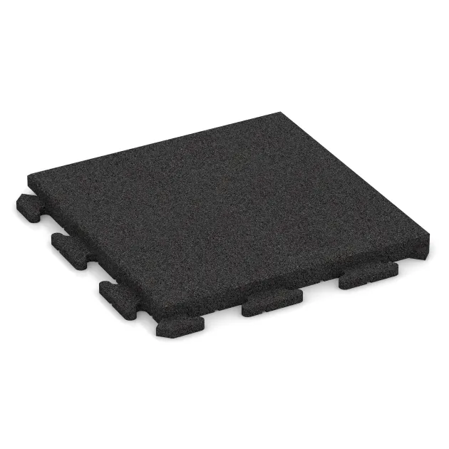 Gangfliser Classic von WARCO im Farbdesign Anthracite mit den Abmessungen 500 x 500 x 40 mm. Produktfoto von Artikel 1386 in der Aufsicht von schräg vorne.