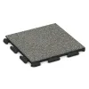 Poolflise Klassisk von WARCO im Farbdesign Grå Granit mit den Abmessungen 500 x 500 x 30 mm. Produktfoto von Artikel 1207 in der Aufsicht von schräg vorne.