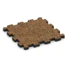 Poolflise fugfri von WARCO im Farbdesign Terra Cotta mit den Abmessungen 306 x 306 x 20 mm. Produktfoto von Artikel 3852 in der Aufsicht von schräg vorne.