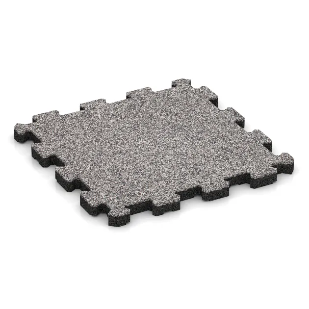 Poolflise fugfri von WARCO im Farbdesign Grå Melange mit den Abmessungen 306 x 306 x 20 mm. Produktfoto von Artikel 4453 in der Aufsicht von schräg vorne.