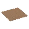 Fitnessgulv Kompakt von WARCO im Farbdesign Terra Cotta mit den Abmessungen 970 x 970 x 8 mm | 0,94 m. Produktfoto von Artikel 1023 in der Aufsicht von schräg vorne.