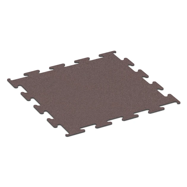 Fitness Performance Elite Træningsgulv von WARCO im Farbdesign Mineralrød mit den Abmessungen 100 x 100 x 1 cm | 1,00 m². Produktfoto von Artikel 6145 in der Aufsicht von schräg vorne.