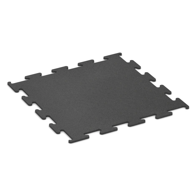 Fitness Performance Elite Træningsgulv von WARCO im Farbdesign Antracit mit den Abmessungen 100 x 100 x 1,5 cm | 1,00 m². Produktfoto von Artikel 3747 in der Aufsicht von schräg vorne.