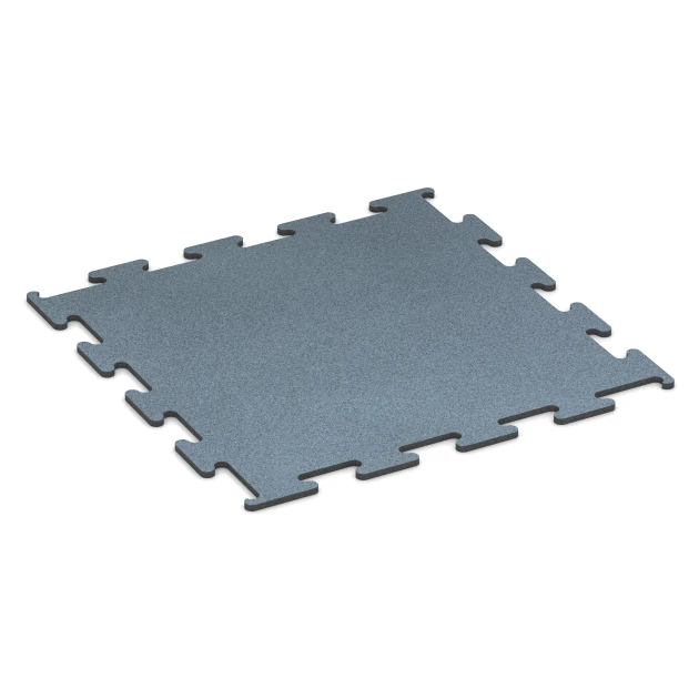 Fitness Performance Elite Træningsgulv von WARCO im Farbdesign Ældet sølv mit den Abmessungen 100 x 100 x 1,5 cm | 1,00 m². Produktfoto von Artikel 6160 in der Aufsicht von schräg vorne.