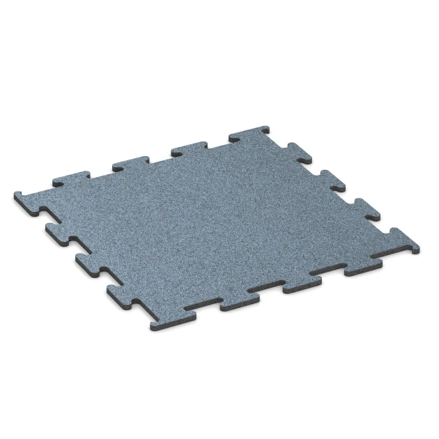 Fitness Performance Elite Træningsgulv von WARCO im Farbdesign Ældet sølv mit den Abmessungen 50 x 50 x 1 cm | 0,25 m². Produktfoto von Artikel 6164 in der Aufsicht von schräg vorne.