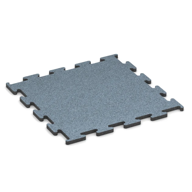 Fitness Performance Elite Træningsgulv von WARCO im Farbdesign Ældet sølv mit den Abmessungen 50 x 50 x 1,5 cm | 0,25 m². Produktfoto von Artikel 6166 in der Aufsicht von schräg vorne.