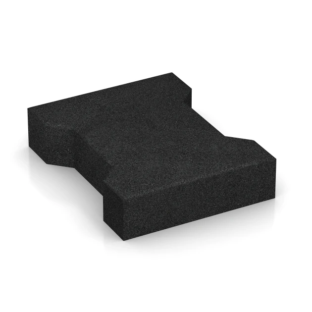 Belægningssten von WARCO im Farbdesign Antracit mit den Abmessungen 20 × 16,5 × 4,3 cm | 0,0278 m². Produktfoto von Artikel 3845 in der Aufsicht von schräg vorne.