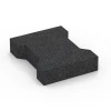 Belægningssten von WARCO im Farbdesign Antracit mit den Abmessungen 20 x 16,5 x 4,5 cm | 0,0278 m². Produktfoto von Artikel 7068 in der Aufsicht von schräg vorne.