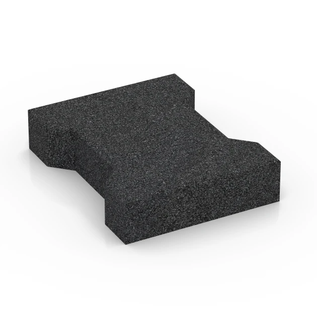 Belægningssten von WARCO im Farbdesign Antracit mit den Abmessungen 20 x 16,5 x 4,5 cm | 0,0278 m². Produktfoto von Artikel 7068 in der Aufsicht von schräg vorne.