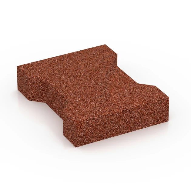 Belægningssten von WARCO im Farbdesign Murstenrød mit den Abmessungen 20 x 16,5 x 4,5 cm | 0,0278 m². Produktfoto von Artikel 7069 in der Aufsicht von schräg vorne.