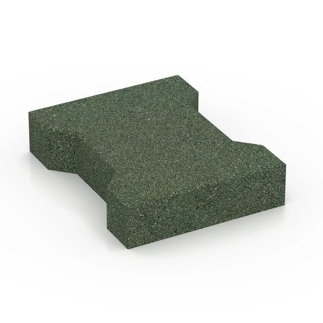 Belægningssten von WARCO im Farbdesign Græsgrøn mit den Abmessungen 20 x 16,5 x 4,5 cm | 0,0278 m². Produktfoto von Artikel 7070 in der Aufsicht von schräg vorne.