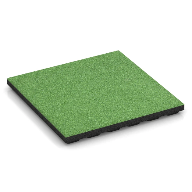 Terrasseflise Classic von WARCO im Farbdesign Lindgrøn mit den Abmessungen 50 x 50 x 4 cm. Produktfoto von Artikel 6374 in der Aufsicht von schräg vorne.