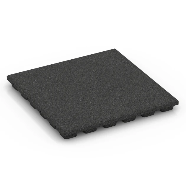 Faldsikringsflise 170 cm von WARCO im Farbdesign Antracit mit den Abmessungen 50 x 50 x 4,8 cm | 0,25 m². Produktfoto von Artikel 6135 in der Aufsicht von schräg vorne.
