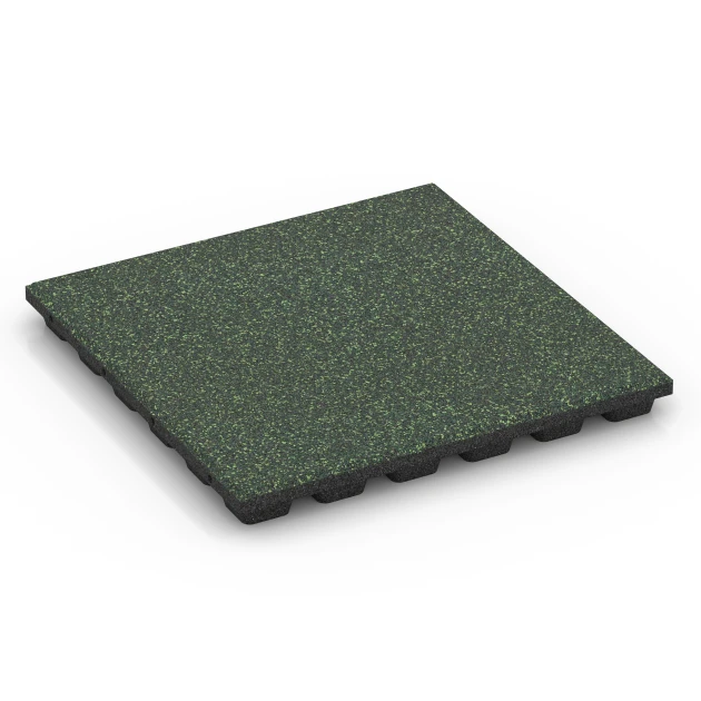 Faldsikringsflise – 160 cm von WARCO im Farbdesign Engelsk plæne mit den Abmessungen 50 x 50 x 4,8 cm | 0,25 m². Produktfoto von Artikel 6433 in der Aufsicht von schräg vorne.