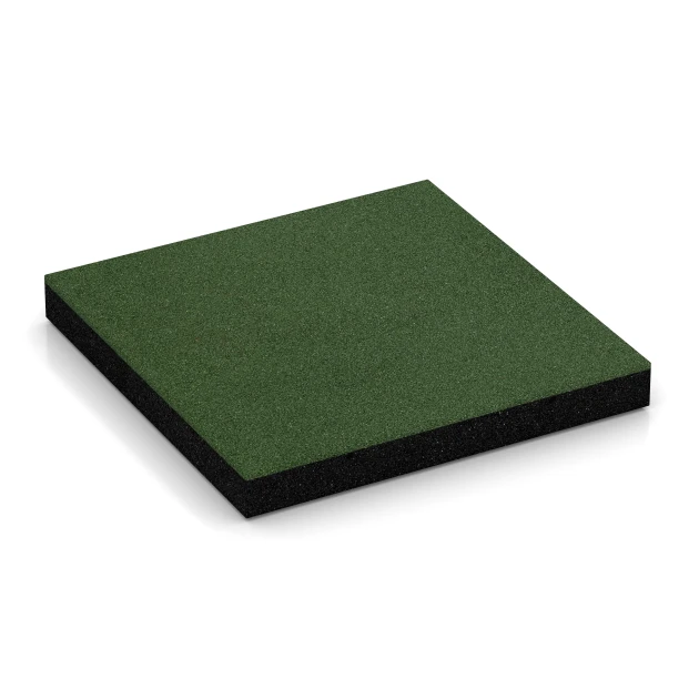Faldsikringsfliser von WARCO im Farbdesign Græsgrøn mit den Abmessungen 50 x 50 x 6 cm | 0,25 m². Produktfoto von Artikel 6203 in der Aufsicht von schräg vorne.