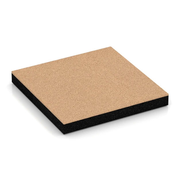 Faldsikringsfliser von WARCO im Farbdesign Sandbeige mit den Abmessungen 50 x 50 x 6 cm | 0,25 m². Produktfoto von Artikel 6228 in der Aufsicht von schräg vorne.