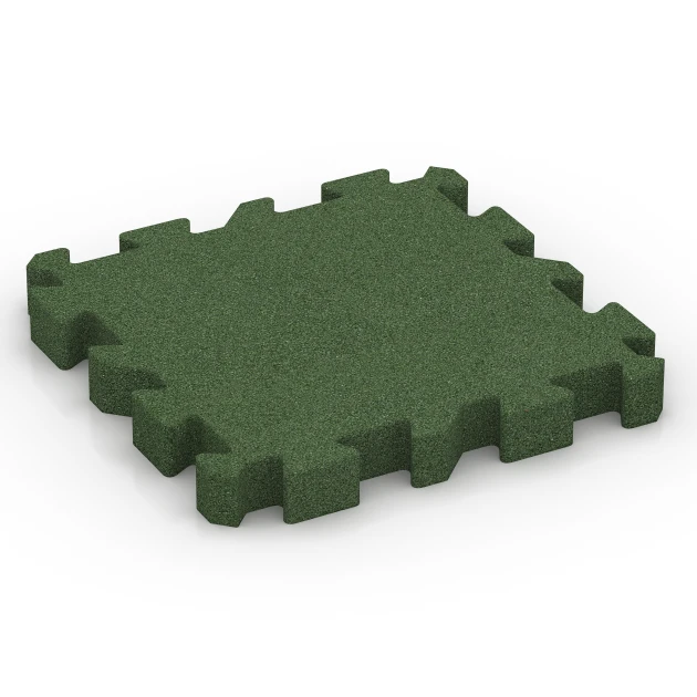 Faldsikringsflise – 220 cm von WARCO im Farbdesign Græsgrøn mit den Abmessungen 50 x 50 x 6 cm | 0,25 m². Produktfoto von Artikel 6407 in der Aufsicht von schräg vorne.