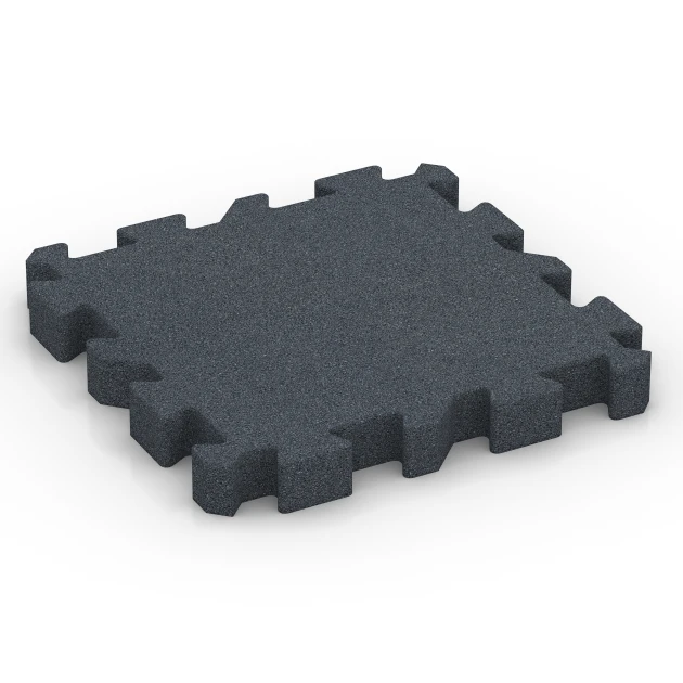 Faldsikringsflise – 220 cm von WARCO im Farbdesign Skifergrå mit den Abmessungen 50 x 50 x 6 cm | 0,25 m². Produktfoto von Artikel 6408 in der Aufsicht von schräg vorne.
