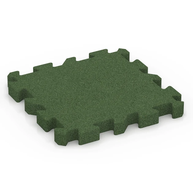 Faldsikringsflise – 190 cm von WARCO im Farbdesign Græsgrøn mit den Abmessungen 50 x 50 x 5 cm | 0,25 m². Produktfoto von Artikel 6403 in der Aufsicht von schräg vorne.