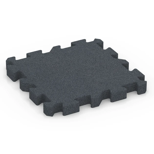 Faldsikringsflise – 190 cm von WARCO im Farbdesign Skifergrå mit den Abmessungen 50 x 50 x 5 cm | 0,25 m². Produktfoto von Artikel 6404 in der Aufsicht von schräg vorne.