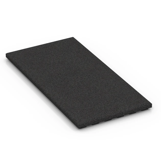 Staldmåtte Luksus von WARCO im Farbdesign Antracit mit den Abmessungen 100 x 50 x 4,5 cm | 0,50 m². Produktfoto von Artikel 6389 in der Aufsicht von schräg vorne.