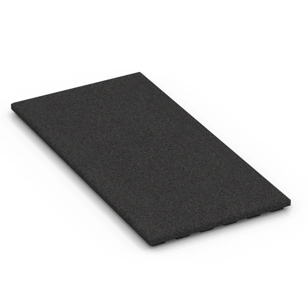 Staldmåtte Komfort von WARCO im Farbdesign Antracit mit den Abmessungen 100 x 50 x 4 cm | 0,50 m². Produktfoto von Artikel 6385 in der Aufsicht von schräg vorne.