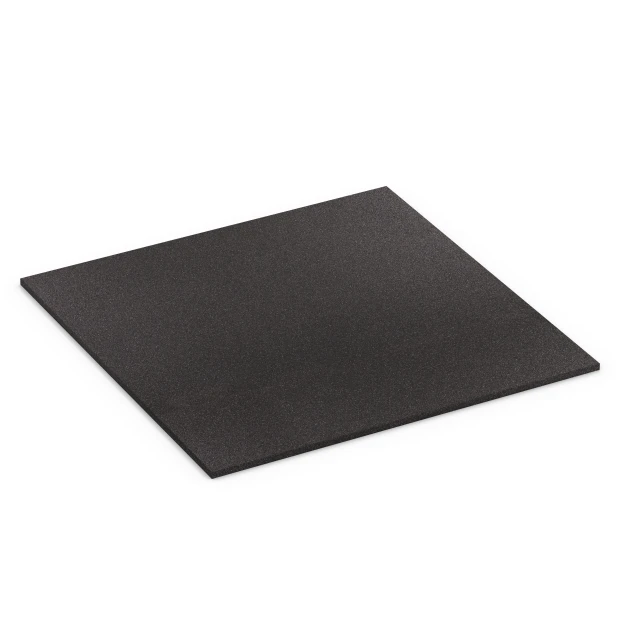 Underlagsplade Kl. 1 von WARCO im Farbdesign Antracit mit den Abmessungen 104 x 104 x 1,8 cm. Produktfoto von Artikel 6655 in der Aufsicht von schräg vorne.