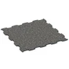 Fitness Active gulvflise von WARCO im Farbdesign Mørkegrå granit mit den Abmessungen 97,1 x 97,1 x 1,8 cm | 0,94 m². Produktfoto von Artikel 6832 in der Aufsicht von schräg vorne.