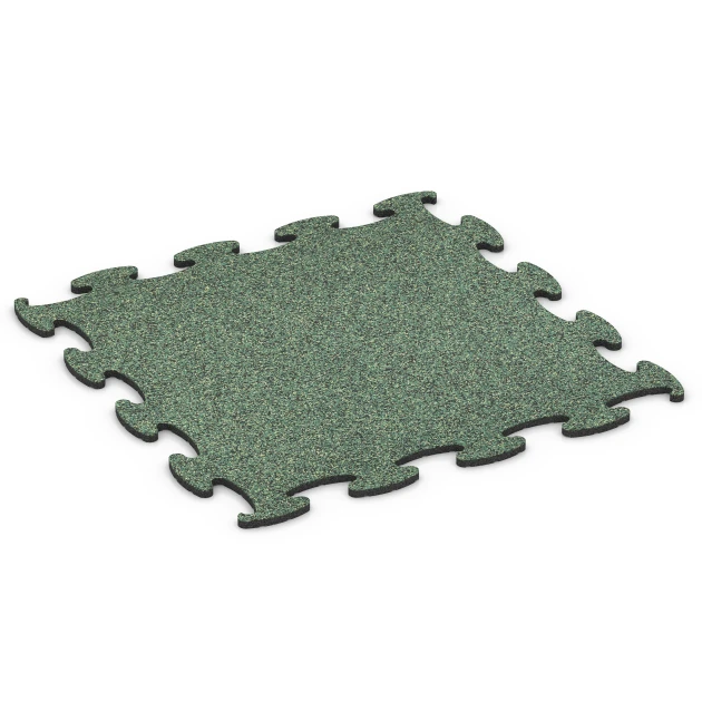 Fitness Active gulvflise von WARCO im Farbdesign Engelsk græs mit den Abmessungen 98 x 98 × 1,8 cm. Produktfoto von Artikel 6834 in der Aufsicht von schräg vorne.