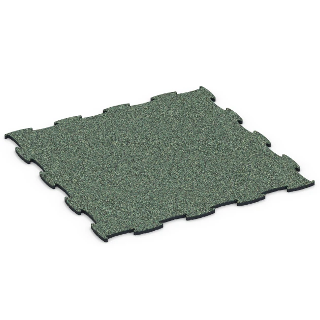 Messegulv klikflise von WARCO im Farbdesign Engelsk plæne mit den Abmessungen 97,1 x 97,1 x 1,8 cm | 0,94 m². Produktfoto von Artikel 6924 in der Aufsicht von schräg vorne.