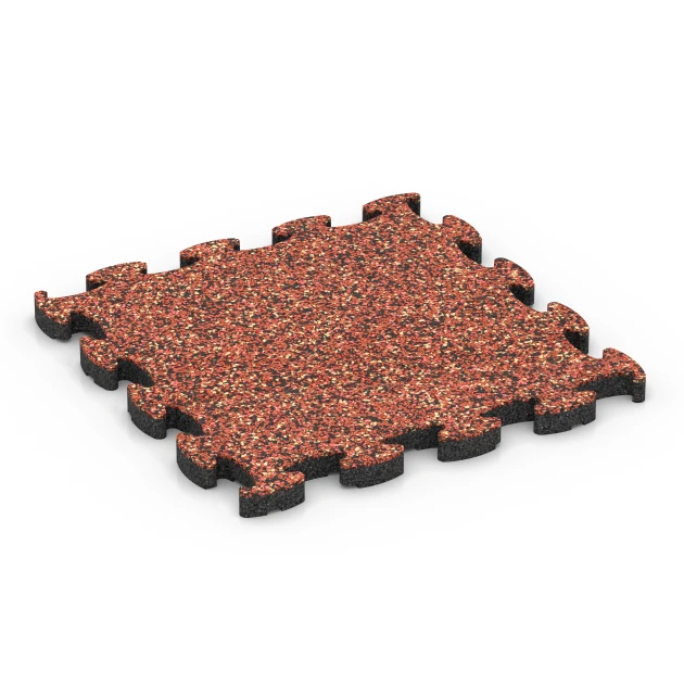 Stentæppe klikflise von WARCO im Farbdesign Etna mit den Abmessungen 30 x 30 x 1,8 cm. Produktfoto von Artikel 6818 in der Aufsicht von schräg vorne.