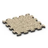 Stentæppe klikflise von WARCO im Farbdesign Travertin mit den Abmessungen 30 x 30 x 1,8 cm. Produktfoto von Artikel 6820 in der Aufsicht von schräg vorne.