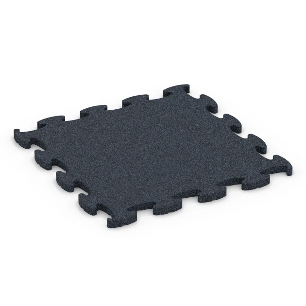 Fitness Premium træningsgulv von WARCO im Farbdesign Antracit mit den Abmessungen 45,9 x 45,9 x 1,8. Produktfoto von Artikel 6960 in der Aufsicht von schräg vorne.