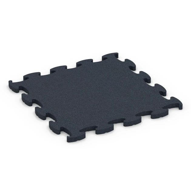 Fitness Premium studiegulv von WARCO im Farbdesign Antracit mit den Abmessungen 45,9 x 45,9 x 1,8. Produktfoto von Artikel 6966 in der Aufsicht von schräg vorne.