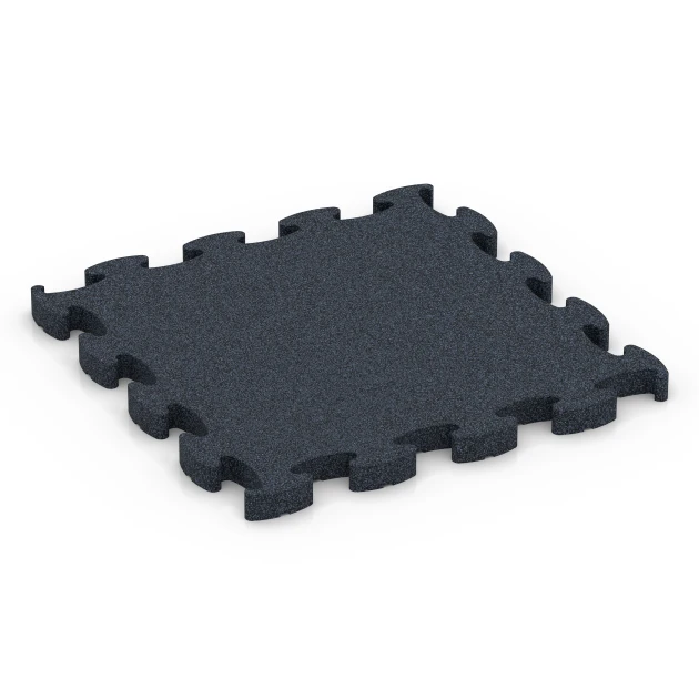 Fitness Premium træningsgulv von WARCO im Farbdesign Antracit mit den Abmessungen 45,9 x 45,9 x 2,8 cm. Produktfoto von Artikel 6961 in der Aufsicht von schräg vorne.