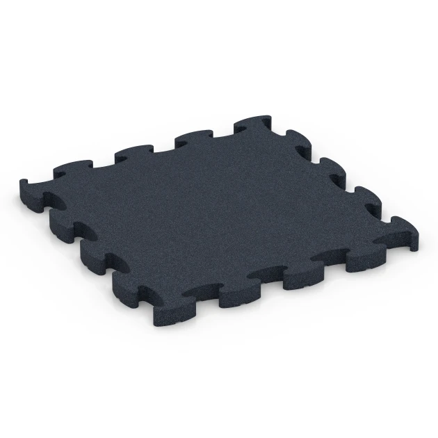 Fitness Premium studiegulv von WARCO im Farbdesign Antracit mit den Abmessungen 45,9 x 45,9 x 2,8 cm. Produktfoto von Artikel 6967 in der Aufsicht von schräg vorne.