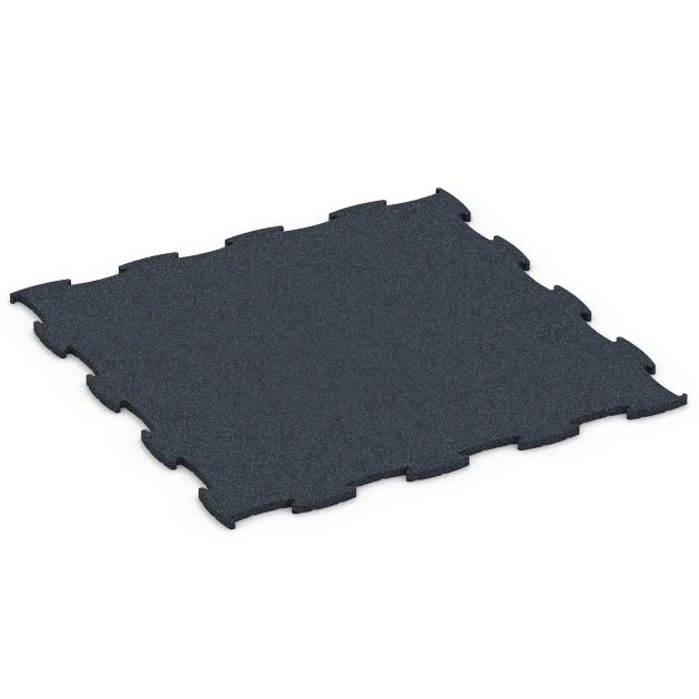 Fitness Premium træningsgulv von WARCO im Farbdesign Antracit mit den Abmessungen 99 x 99 x 1,8 cm. Produktfoto von Artikel 6962 in der Aufsicht von schräg vorne.