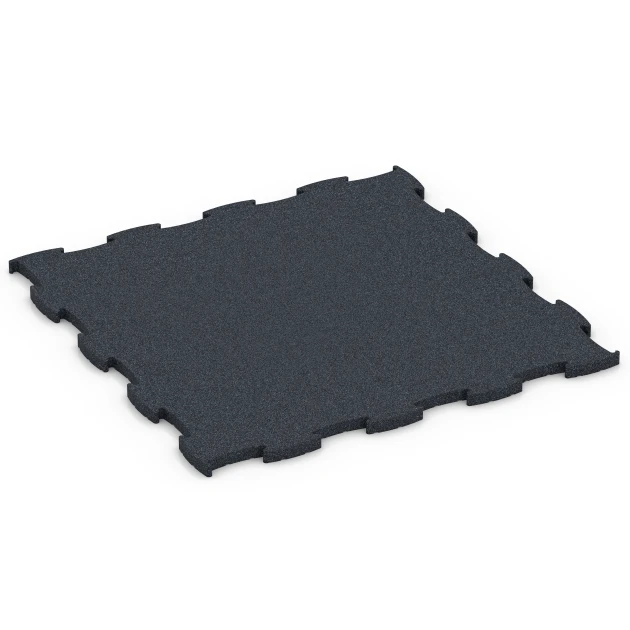 Fitness Premium træningsgulv von WARCO im Farbdesign Antracit mit den Abmessungen 99 x 99 x 2,8 cm. Produktfoto von Artikel 6963 in der Aufsicht von schräg vorne.