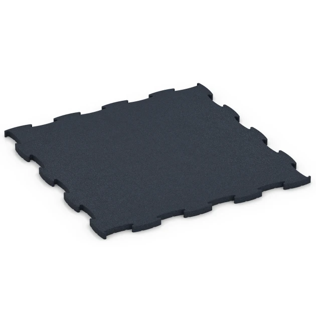 Fitness Premium studiegulv von WARCO im Farbdesign Antracit mit den Abmessungen 99 x 99 x 2,8 cm. Produktfoto von Artikel 6969 in der Aufsicht von schräg vorne.