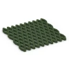 Faldsikringsgræsrist von WARCO im Farbdesign Græsgrøn mit den Abmessungen 100 x 100 x 4 cm. Produktfoto von Artikel 7011 in der Aufsicht von schräg vorne.