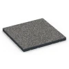 Udendørs træningsgulv von WARCO im Farbdesign Mørkegrå granit mit den Abmessungen 60 x 60 x 4 cm | 0,36 m². Produktfoto von Artikel 7141 in der Aufsicht von schräg vorne.