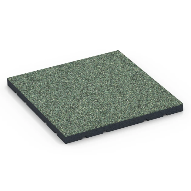Udendørs træningsgulv von WARCO im Farbdesign Engelsk plæne mit den Abmessungen 60 x 60 x 4 cm | 0,36 m². Produktfoto von Artikel 7143 in der Aufsicht von schräg vorne.