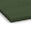 Detailaufnahme der Randausprägung von WARCO-Produkt 3642, Staldmåtte HD, Format 100 x 100 x 4 cm, Farbe Græsgrøn.