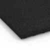 Detailaufnahme der Randausprägung von WARCO-Produkt 6646, Stallplatte, Format 100 x 50 x 4 cm, Farbe Antracit.